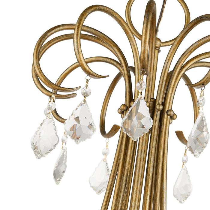 Livex Lighting 40870-48 18 Light Chandelier, Antique Gold Leaf