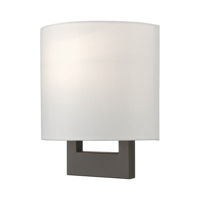 Livex Lighting 42400-07 One Light Wall Sconce, Bronze