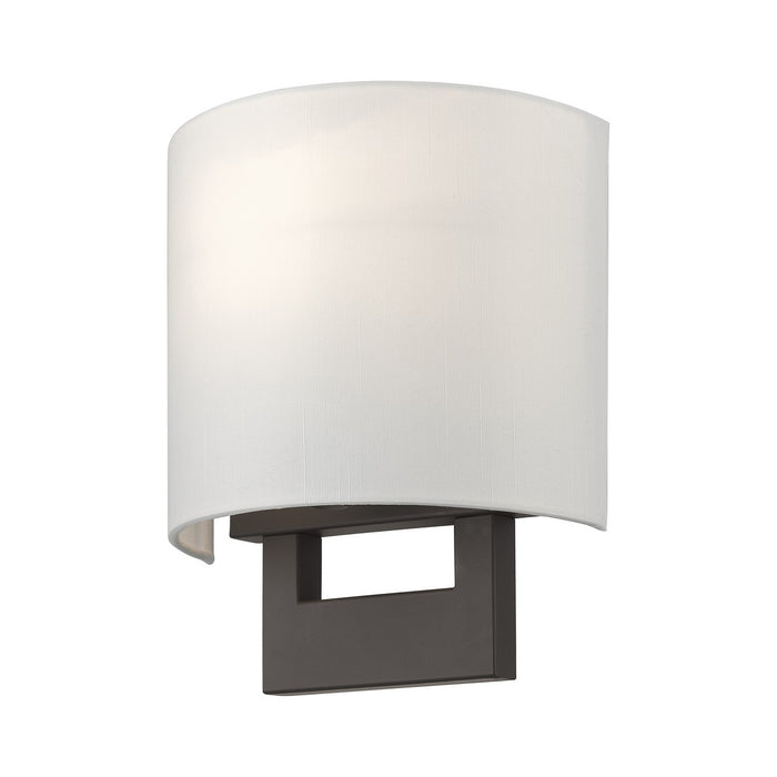 Livex Lighting 42400-07 One Light Wall Sconce, Bronze
