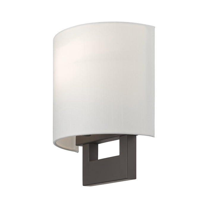 Livex Lighting 42400-07 One Light Wall Sconce, Bronze