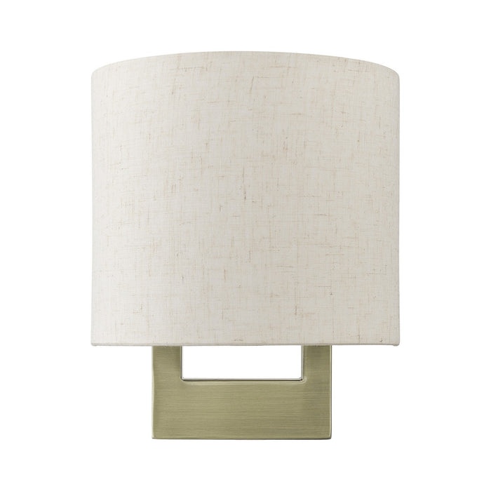Livex Lighting 42420-01 One Light Wall Sconce, Antique Brass