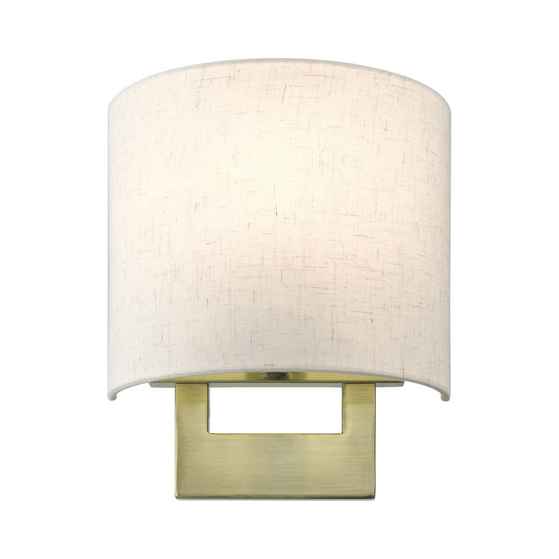 Livex Lighting 42420-01 One Light Wall Sconce, Antique Brass
