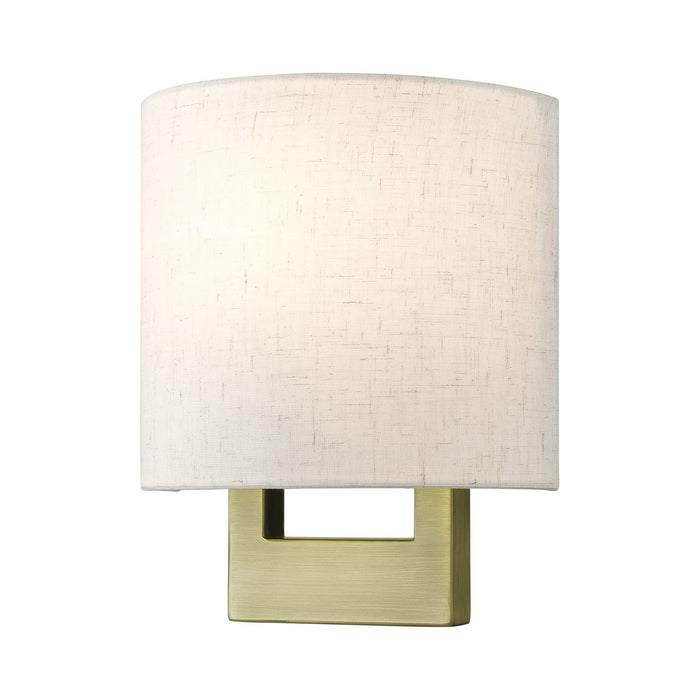 Livex Lighting 42420-01 One Light Wall Sconce, Antique Brass