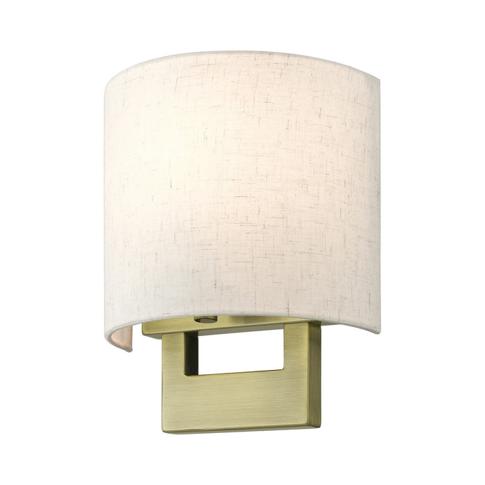 Livex Lighting 42420-01 One Light Wall Sconce, Antique Brass