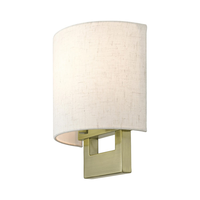 Livex Lighting 42420-01 One Light Wall Sconce, Antique Brass