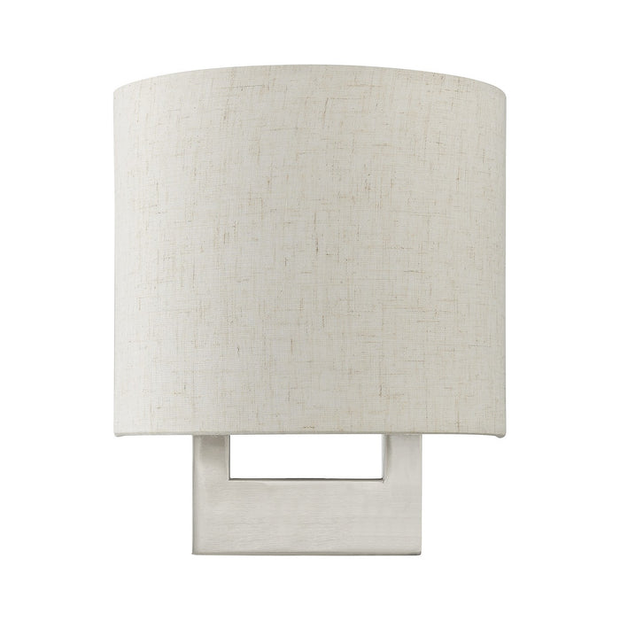 Livex Lighting 42420-91 One Light Wall Sconce, Brushed Nickel