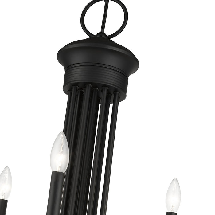 Livex Lighting 42688-04 21 Light Chandelier, Black