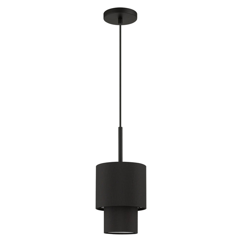 Livex Lighting 50271-04 One Light Mini Pendant, Black