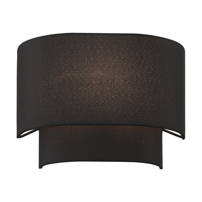 Livex Lighting 50275-04 One Light Wall Sconce, Black