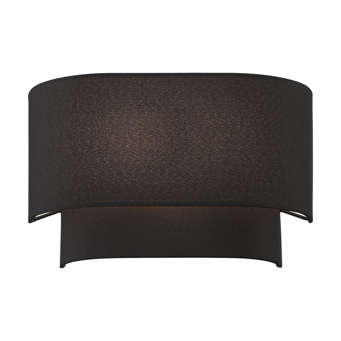 Livex Lighting 50276-04 Two Light Wall Sconce, Black