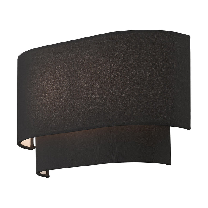 Livex Lighting 50276-04 Two Light Wall Sconce, Black