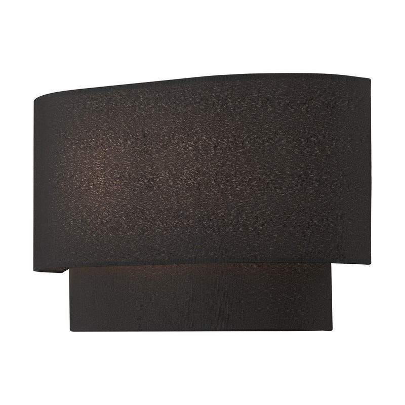 Livex Lighting 50276-04 Two Light Wall Sconce, Black