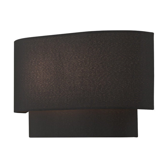 Livex Lighting 50276-04 Two Light Wall Sconce, Black
