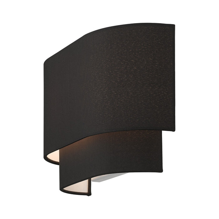 Livex Lighting 50276-04 Two Light Wall Sconce, Black