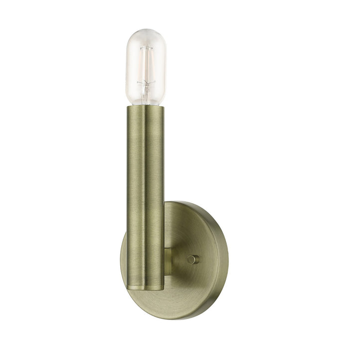 Livex Lighting 51131-01 One Light Wall Sconce, Antique Brass