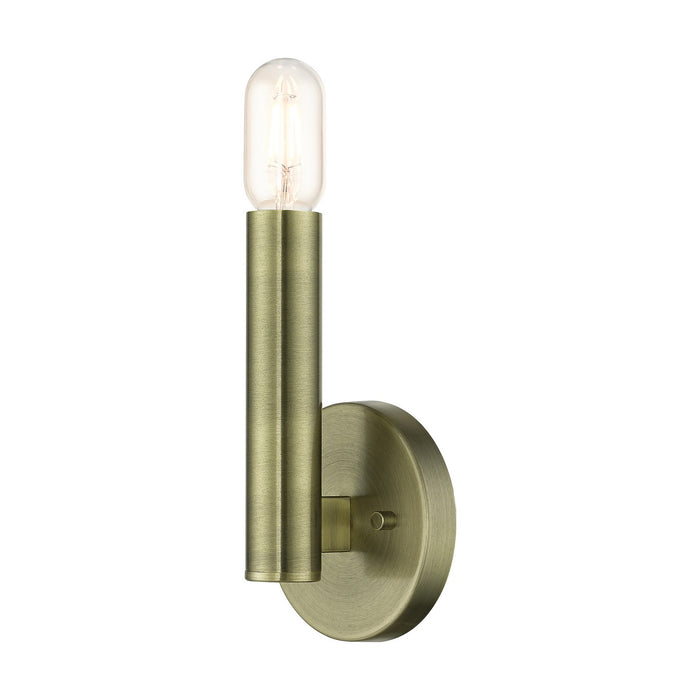 Livex Lighting 51131-01 One Light Wall Sconce, Antique Brass