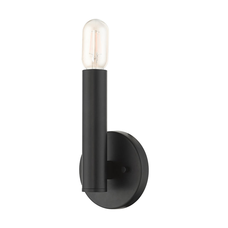 Livex Lighting 51131-04 One Light Wall Sconce, Black
