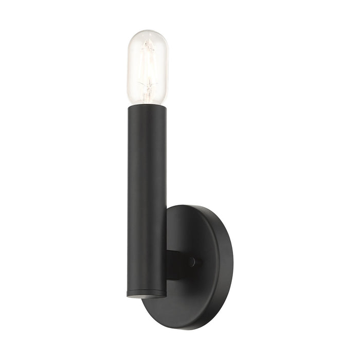 Livex Lighting 51131-04 One Light Wall Sconce, Black