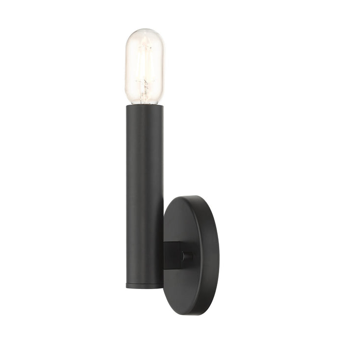 Livex Lighting 51131-04 One Light Wall Sconce, Black