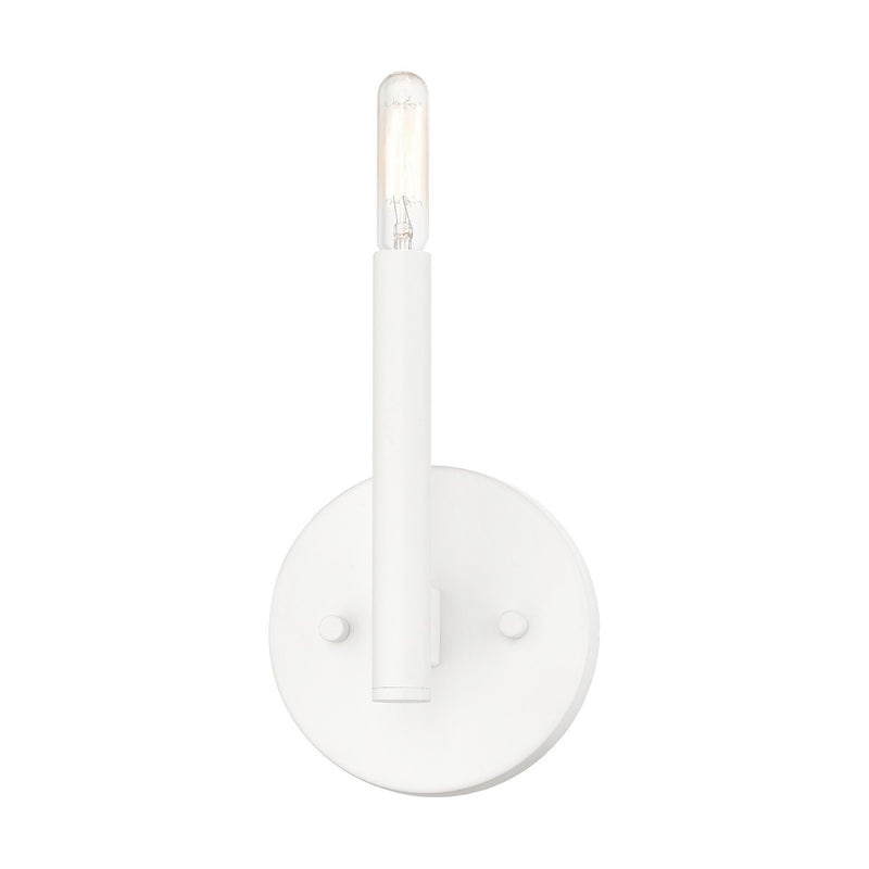 Livex Lighting 51171-03 One Light Wall Sconce, White