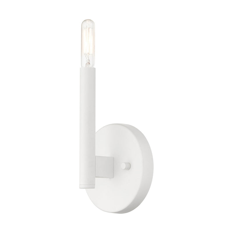 Livex Lighting 51171-03 One Light Wall Sconce, White