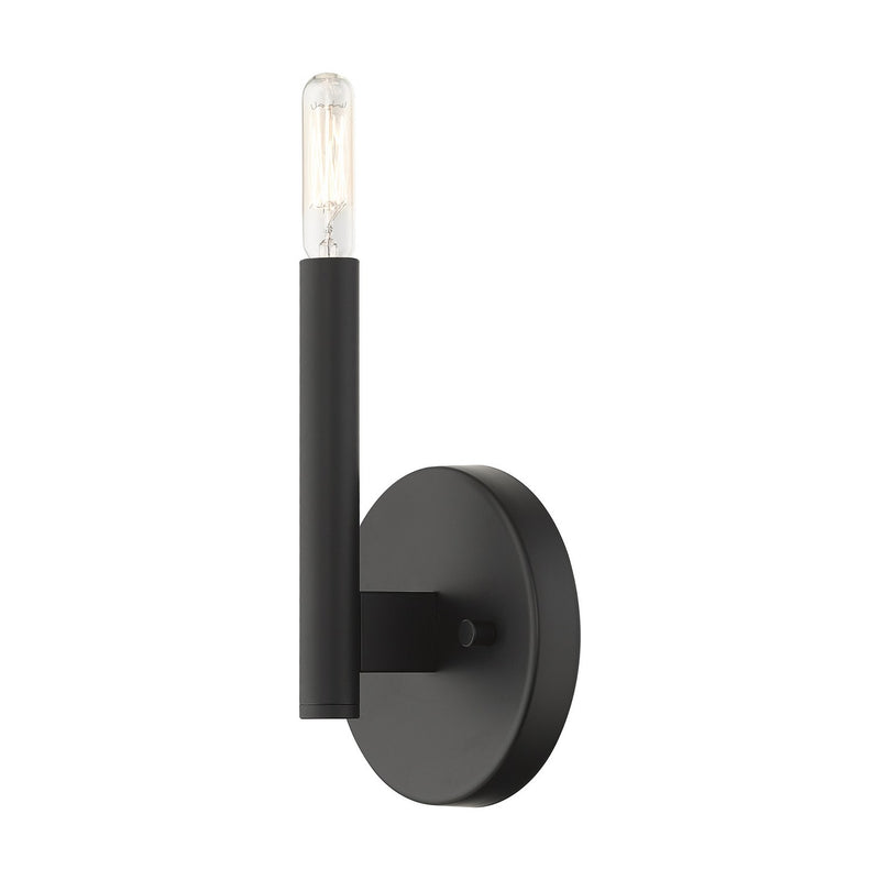 Livex Lighting 51171-04 One Light Wall Sconce, Black