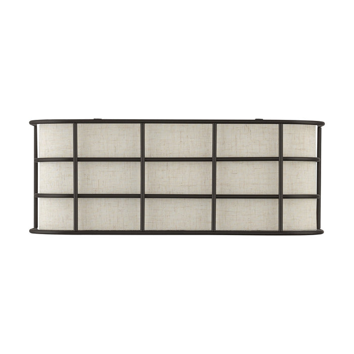 Livex Lighting 55110-92 Two Light Wall Sconce, English Bronze