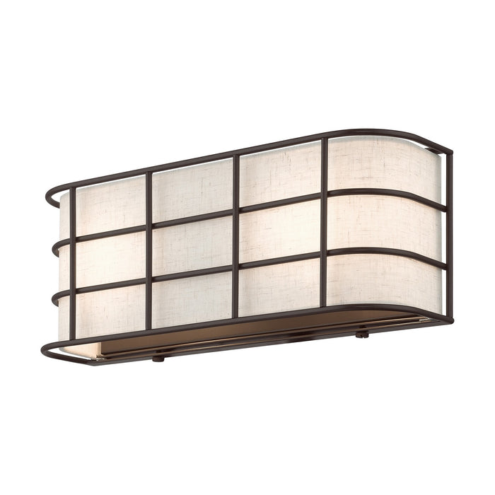 Livex Lighting 55110-92 Two Light Wall Sconce, English Bronze