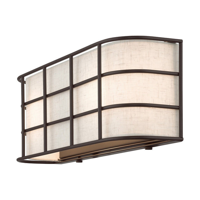 Livex Lighting 55110-92 Two Light Wall Sconce, English Bronze