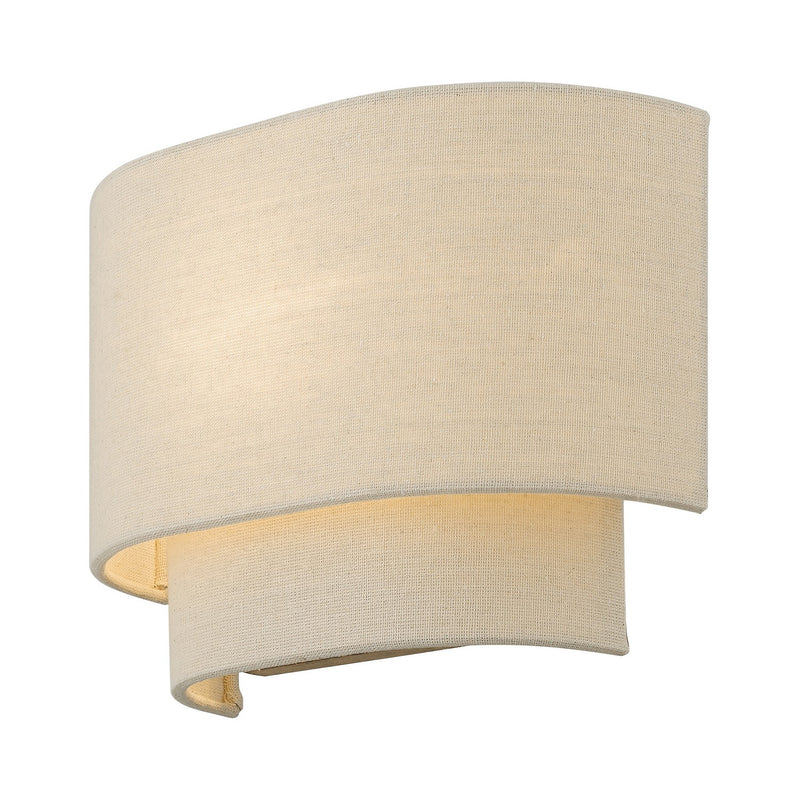 Livex Lighting 58881-48 One Light Wall Sconce, Antique Gold Leaf