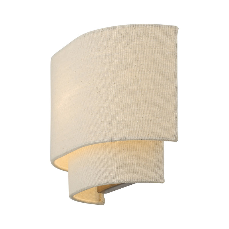 Livex Lighting 58881-48 One Light Wall Sconce, Antique Gold Leaf