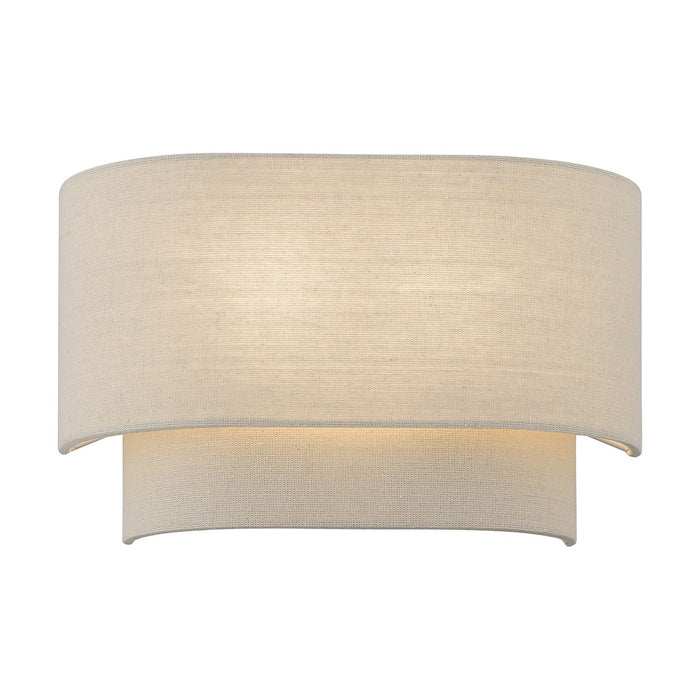 Livex Lighting 58882-48 Two Light Wall Sconce, Antique Gold Leaf