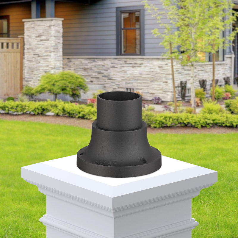 Livex Lighting 78212-14 Pier Mount Adapter, Textured Black