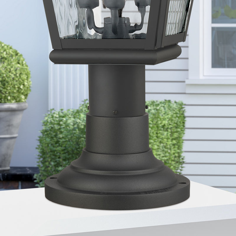 Livex Lighting 78216-14 Pier Mount Adapter, Textured Black