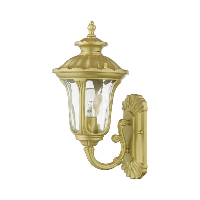 Livex Lighting 7850-33 One Light Outdoor Wall Lantern, Soft Gold