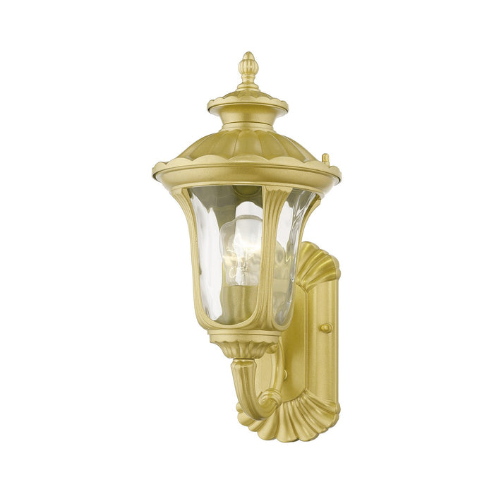 Livex Lighting 7850-33 One Light Outdoor Wall Lantern, Soft Gold