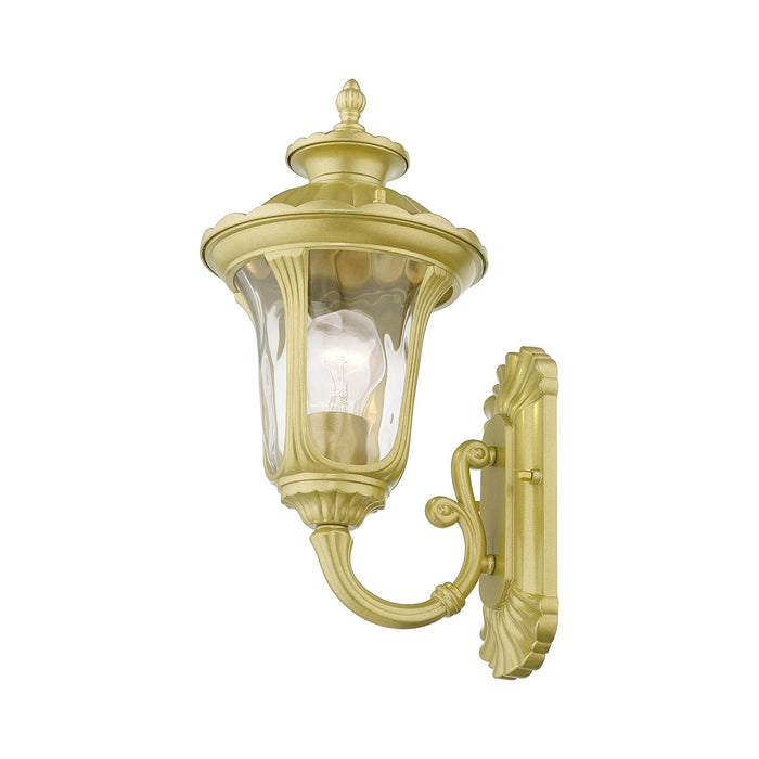 Livex Lighting 7850-33 One Light Outdoor Wall Lantern, Soft Gold
