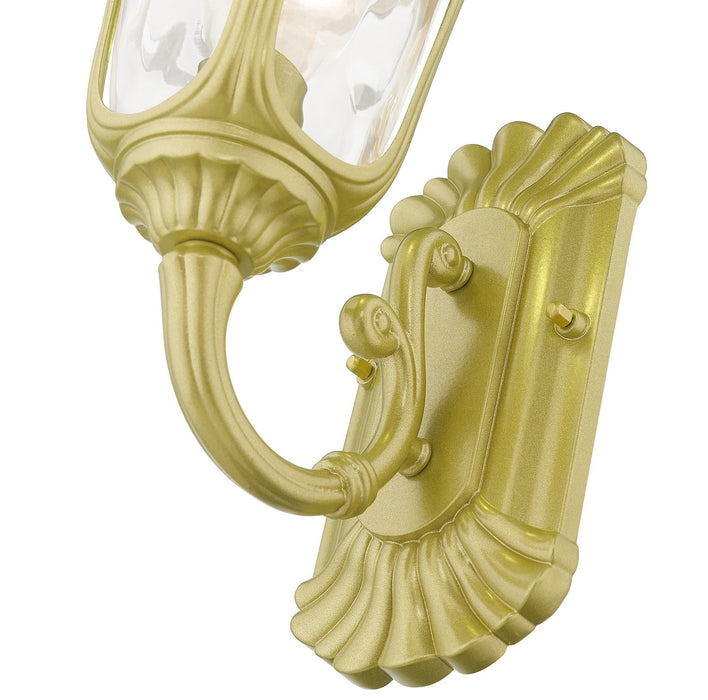Livex Lighting 7850-33 One Light Outdoor Wall Lantern, Soft Gold