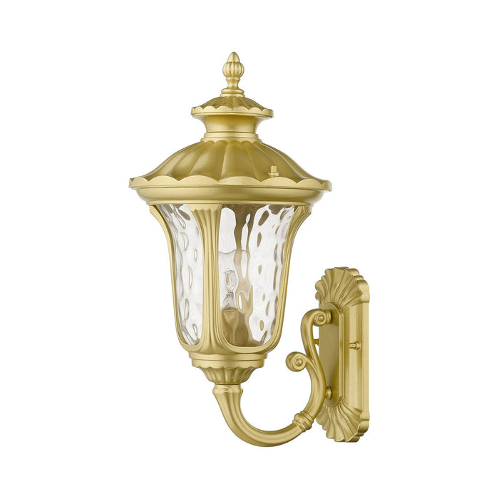 Livex Lighting 7852-33 One Light Outdoor Wall Lantern, Soft Gold