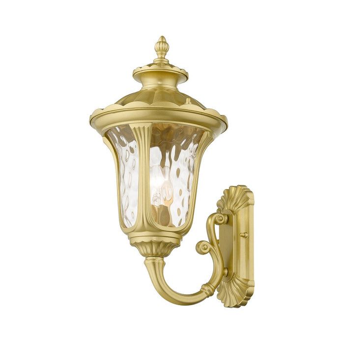 Livex Lighting 7852-33 One Light Outdoor Wall Lantern, Soft Gold