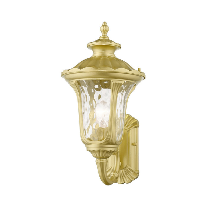 Livex Lighting 7852-33 One Light Outdoor Wall Lantern, Soft Gold