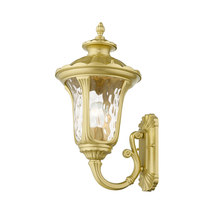 Livex Lighting 7852-33 One Light Outdoor Wall Lantern, Soft Gold