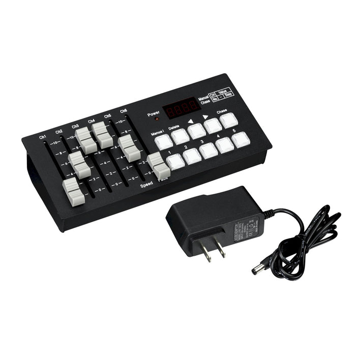 American Lighting DMX-RGBW-30CH Slider Controller, Black
