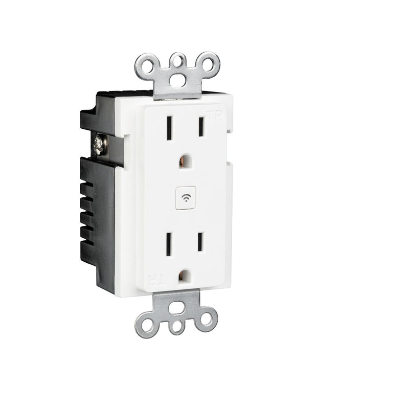 American Lighting SPKPL-OUTLETW-2S-WH Outlet 2 Socket, White