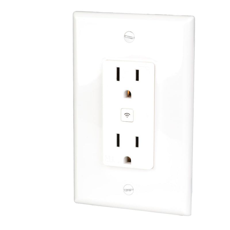 American Lighting SPKPL-OUTLETW-2S-WH Outlet 2 Socket, White