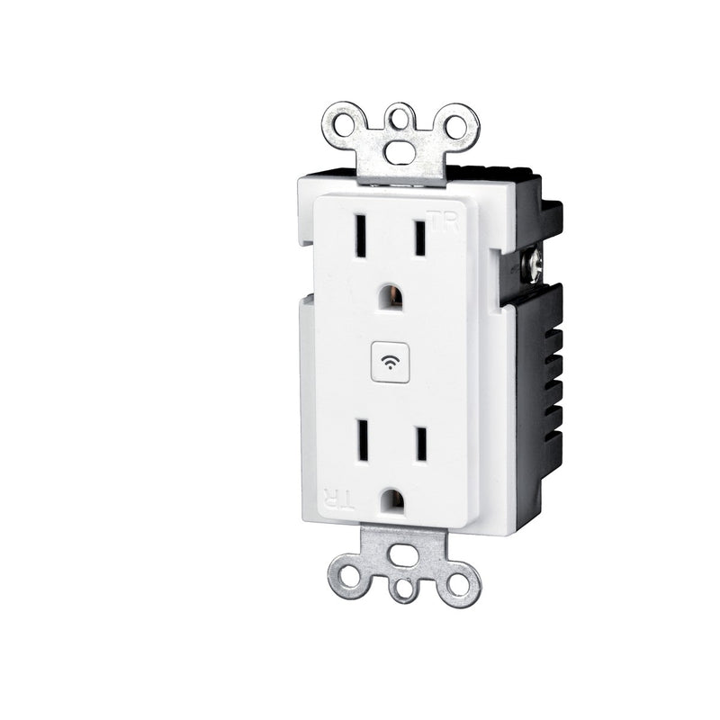 American Lighting SPKPL-OUTLETW-2S-WH Outlet 2 Socket, White