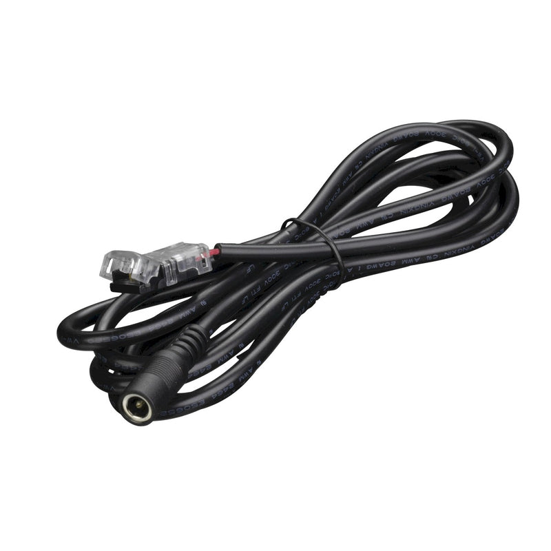American Lighting TL-2PWR-HD-DC Snap Connector With Conkit- 6Ft, White/Clear