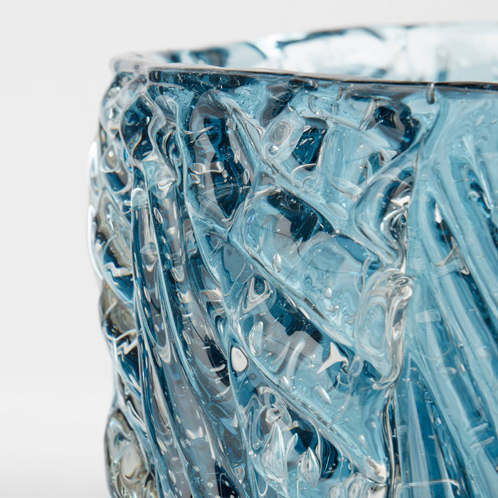 Cyan 11485 Vase, Blue