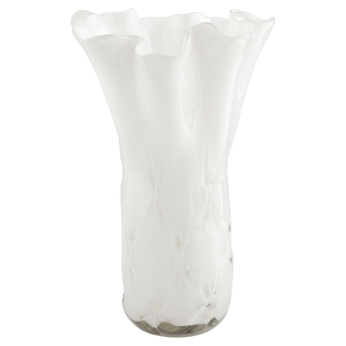 Cyan 11489 Vase, White