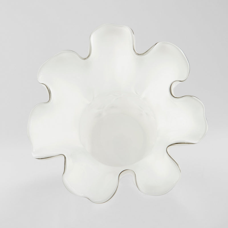 Cyan 11489 Vase, White